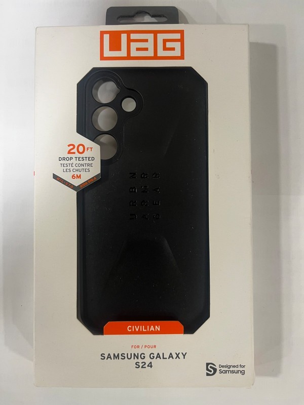 Urban Armor Gear UAG Civilian Series Case for Samsung Galaxy S24 – Black