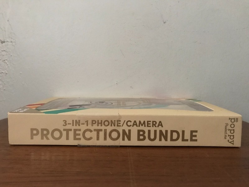 XO Poppy Striped iPhone 14 Pro Max 3-in-1 Phone Case Camera Protection Bundle gallery