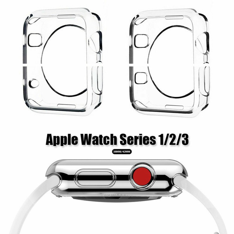 For iWatch Apple Watch Series 4 3 2 1 TPU Protector Full Cover Case 42mm USA gallery