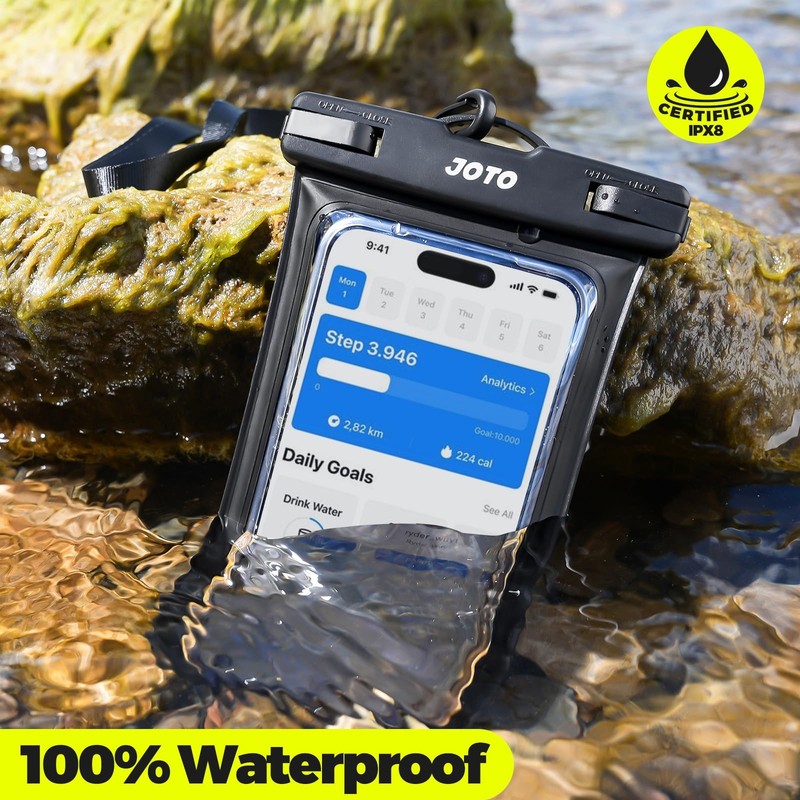 Universal Waterproof Phone Pouch Bag Dry Case Fits Up To 7 Inch Mobile Phones gallery