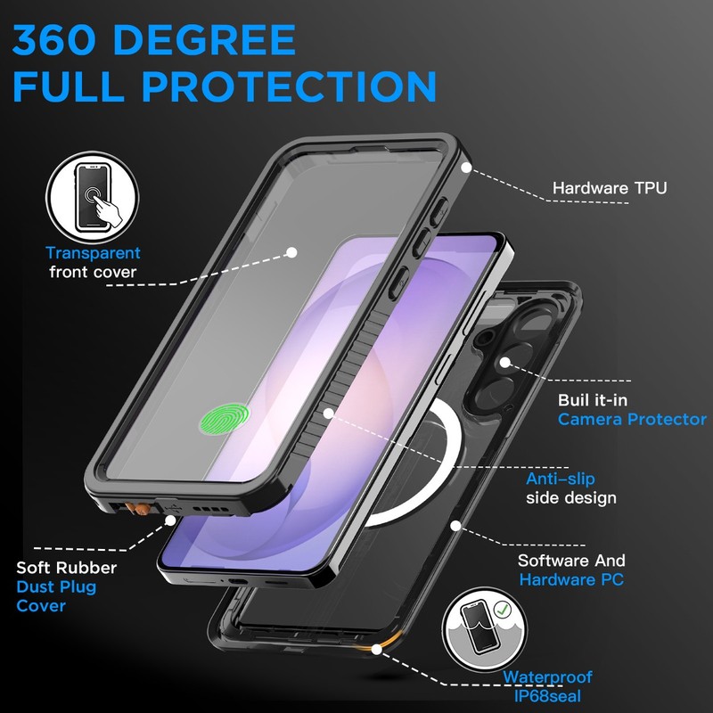 Life Waterproof Shock Dust Proof Case For Samsung Galaxy S26 Ultra S26 Plus S26 gallery