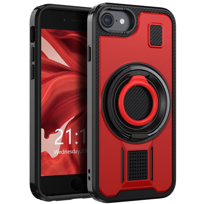 For Apple iPhone 6/6s Case Protective Rugged Ring Stand Cover / Screen Protector gallery
