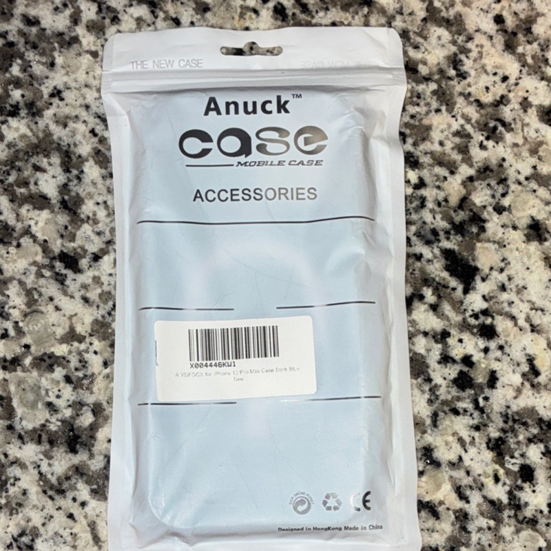 Anuck Ultra Slim Shockproof Fitted Back Case for iPhone 12 Pro Max Dark Blue