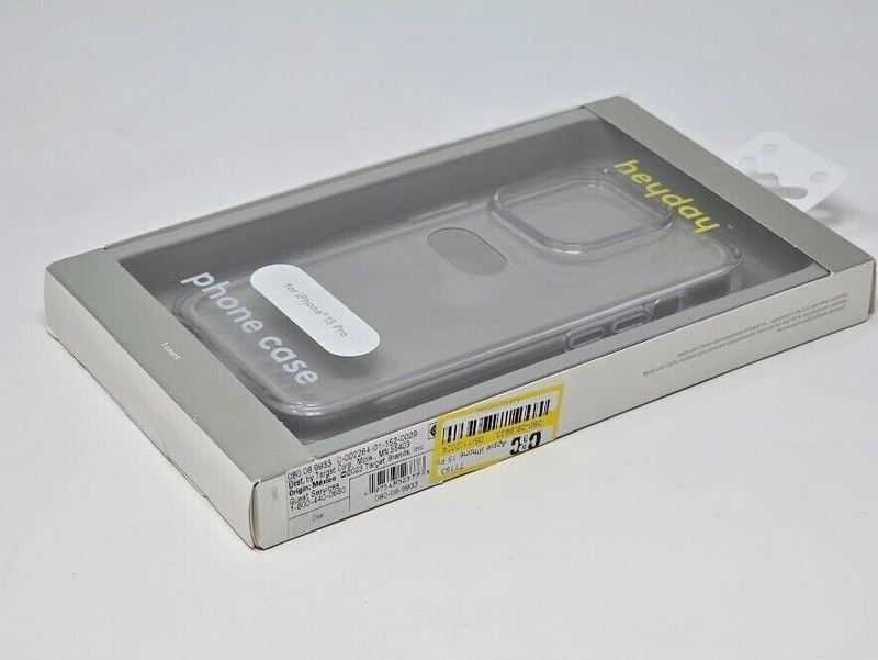 Heyday Phone Case For iPhone 15 Pro – Clear – Open Box
