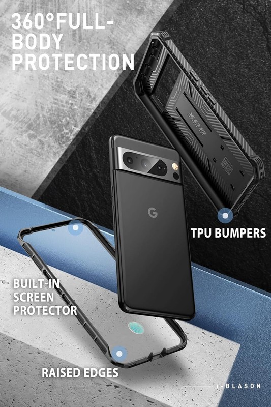 i-Blason Armorbox For Google Pixel 8 Pro Case Anti-Slip Bumper Screen Cover 2023 gallery