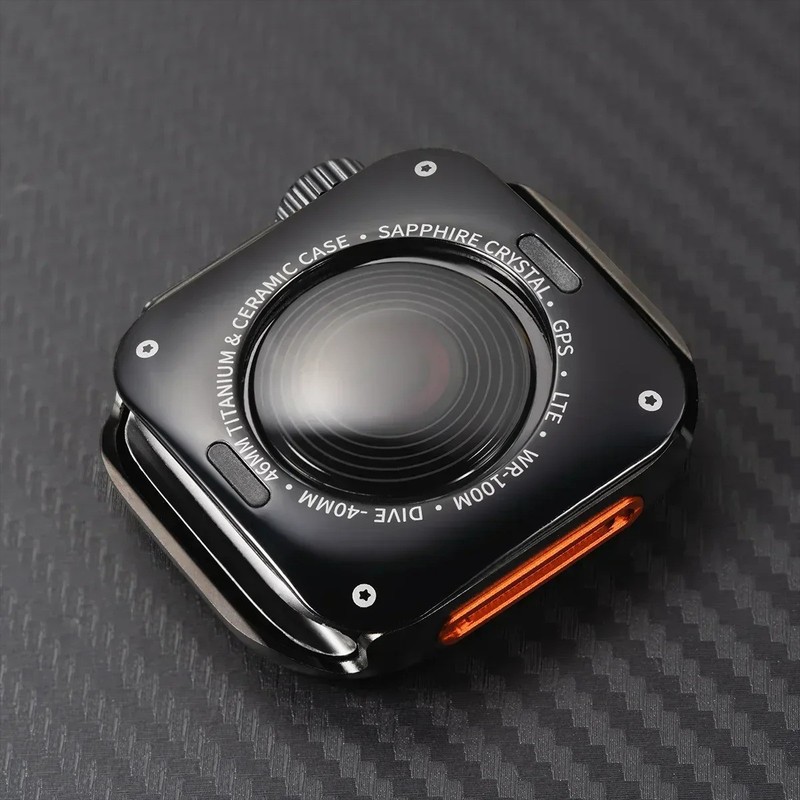 Metal Case Cover Protector for Apple Watch 11 10 42/46mm Convert to Ultra 2 Look gallery