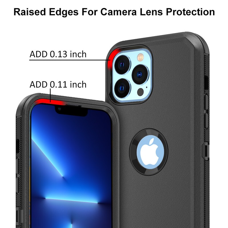 Heavy Duty Shockproof Armor Case Cover Belt Clip Stand Fits Otterbox Defender gallery