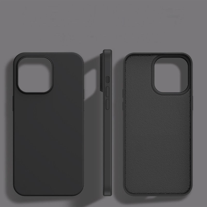 For iPhone 15 Pro Max 14 13 12 Liquid TPU Silicone Shockproof Ultra-Thin Case