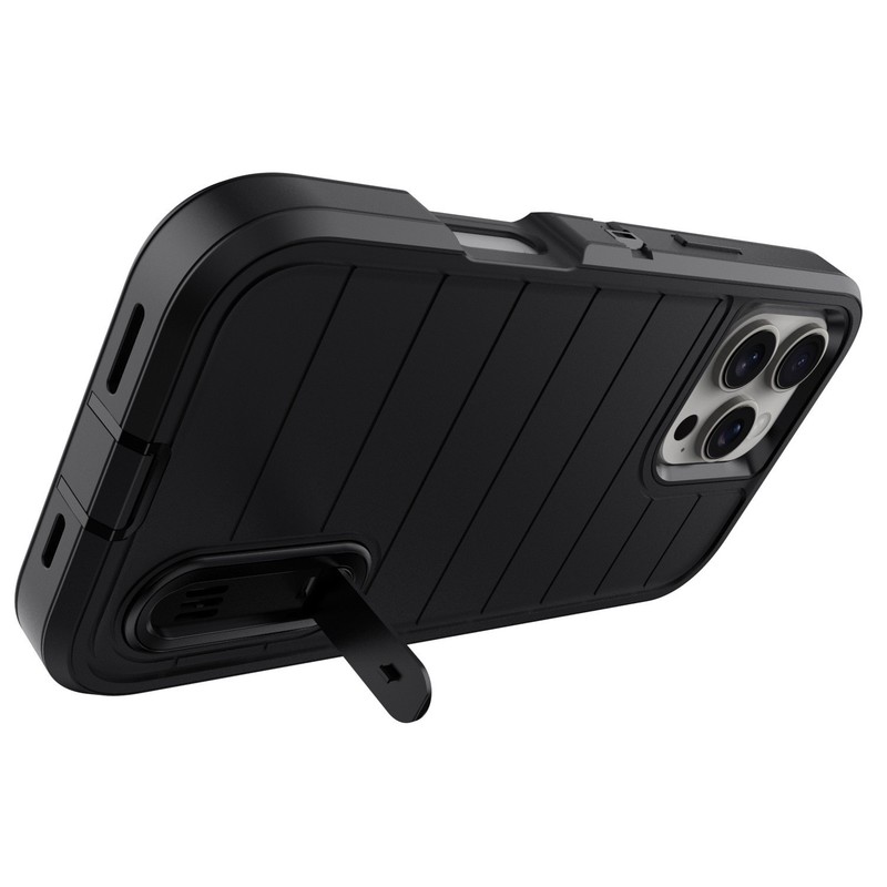 For iPhone 16 Pro Max/Pro/Plus/16 Case Heavy Duty Kickstand Cover/Tempered Glass gallery