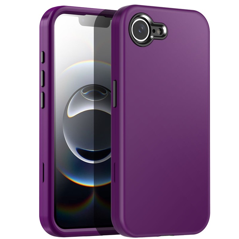 For iPhone 16e Phone Case Military Shockproof Heavy Duty Hybrid Protective Cover gallery