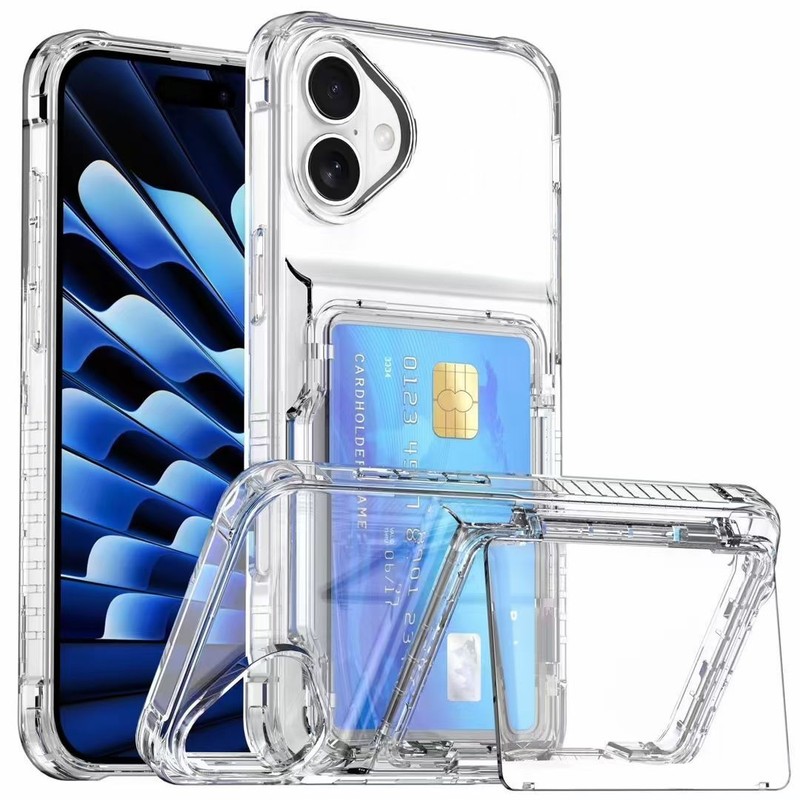 For iPhone 13 14 15 16 17 Pro Max S26 S25 S24 Case Wallet Card Holder Back Cover gallery