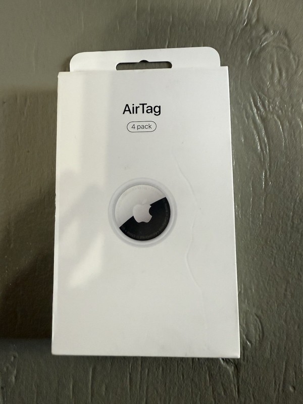 Apple AirTag Tracking Device, 4-Pack – MX542LL/A – A2187 – OEM – New -Sealed Box