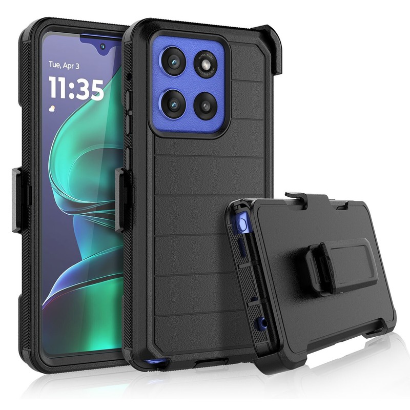 For Motorola Moto G 5G 2025 2024 Case Clip Holster Fits otterbox Defender Cover