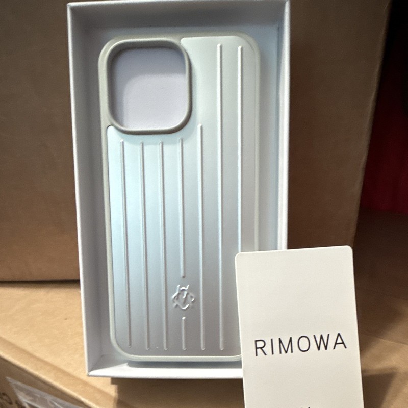 RIMOWA Silver Ribbed Hard Case Smartphone Cover Protective Hard Case