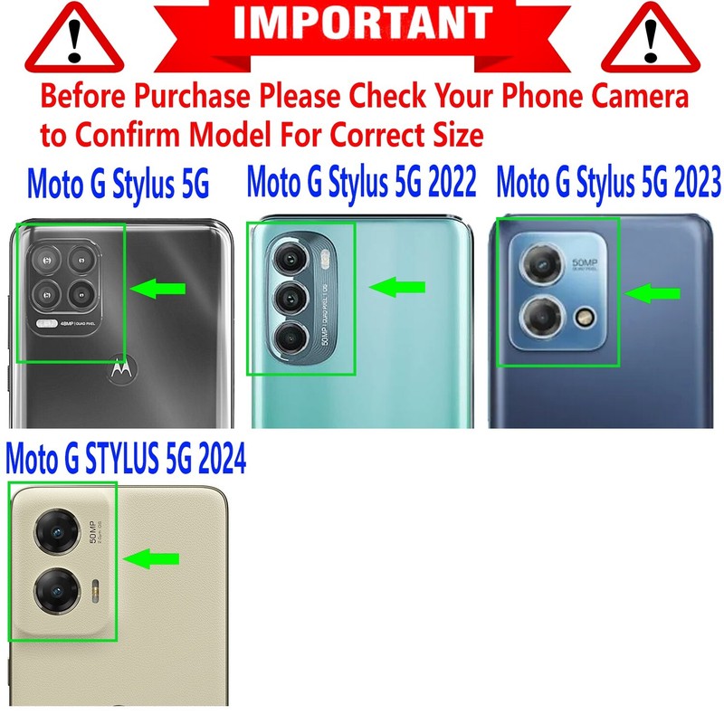 For Motorola Moto G Stylus 5G 2024 2023/G Play Case Phone Cover + Tempered Glass gallery