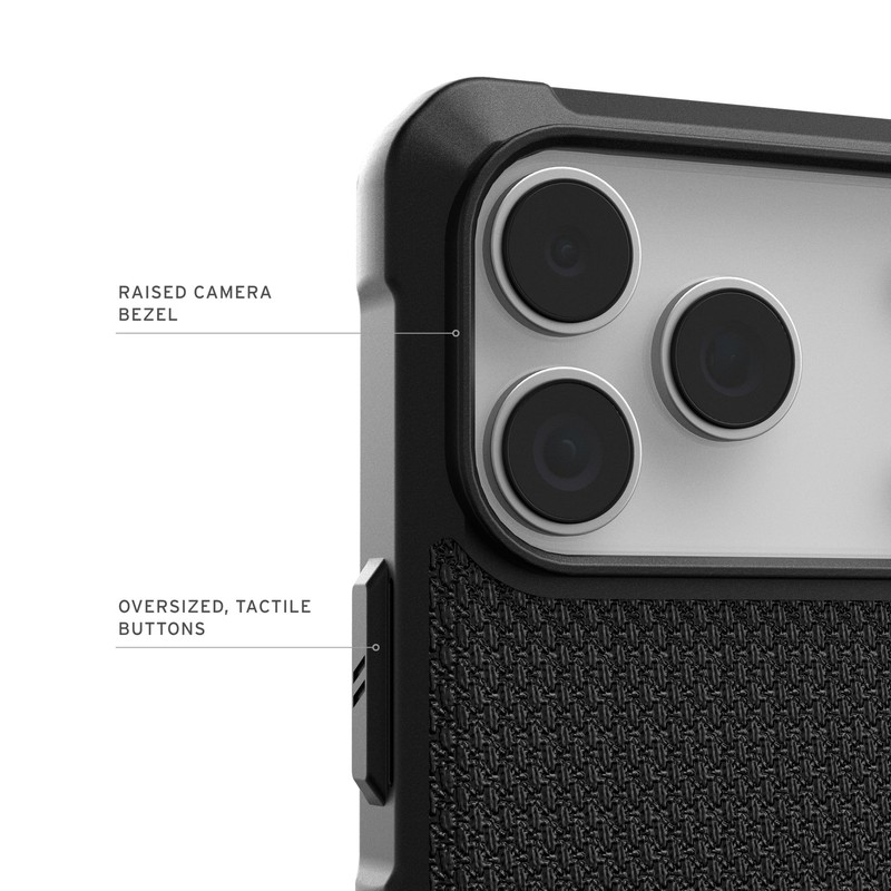UAG iPhone 17 Pro Case Metropolis LT - For MagSafe Military Made w/ Kevlar Black gallery