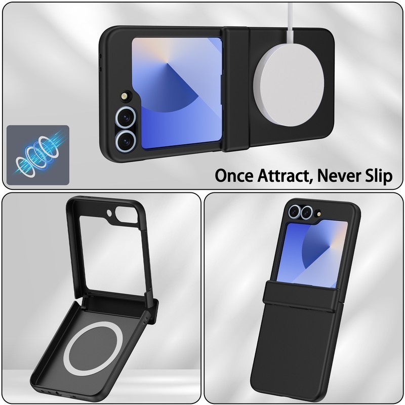 For Samsung Galaxy Z Flip 6 5 4 3 Shockproof Magnetic Case with Hinge Protection gallery