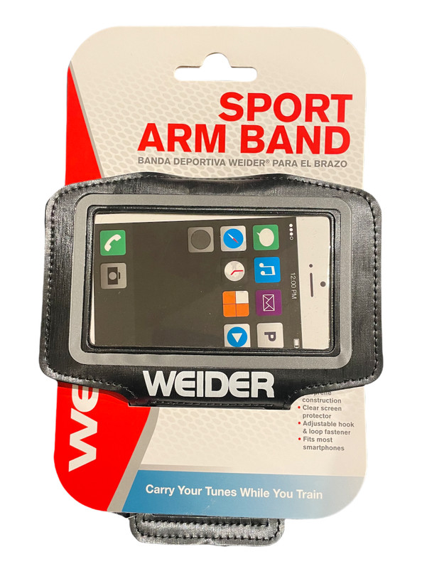 Weider Outdoor Arm Band Case Phone Holder iPhone Android Workout Running Runners