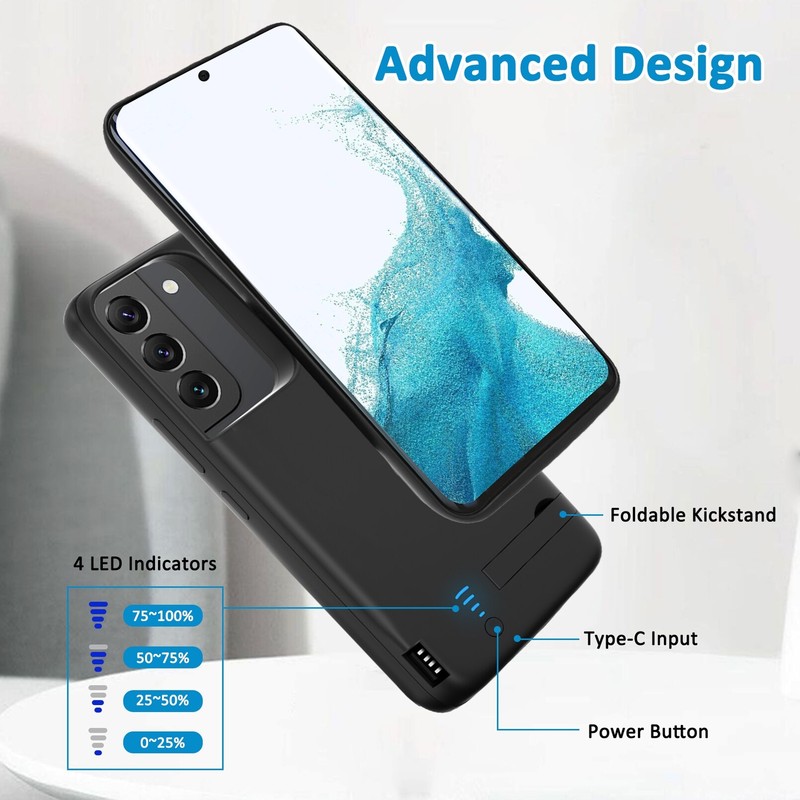 For Samsung Galaxy S22 Plus S22 Ultra S22 Battery Charger Case Power Bank gallery