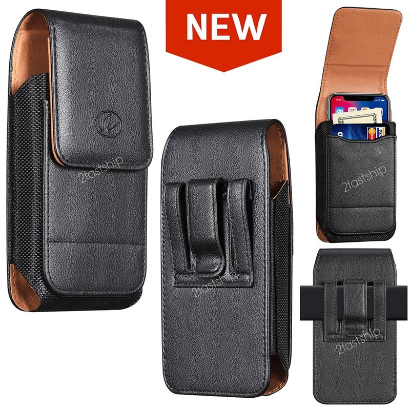 For iPhone 17 Air 17 Pro 17 Pro Max Leather Nylon Case Belt Clip Holster Pouch