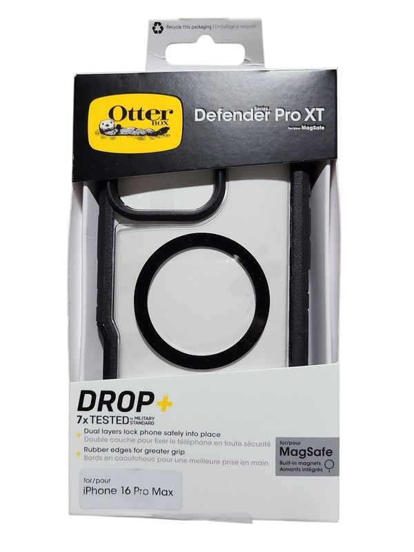OtterBox -iPhone 16 Pro Max Defender Series Pro XT Case with MagSafe – Dark Side