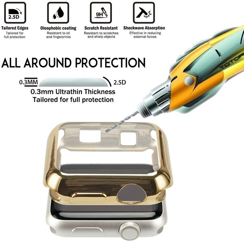 For Apple Watch 2/3/4/5/6/7/SE Case Screen Protector Cover 38/40/42/44/41/45/49 gallery