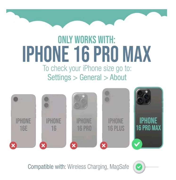 Smartish® iPhone 16 Pro Max Protective Case - Gripzilla Black Tie Affair gallery