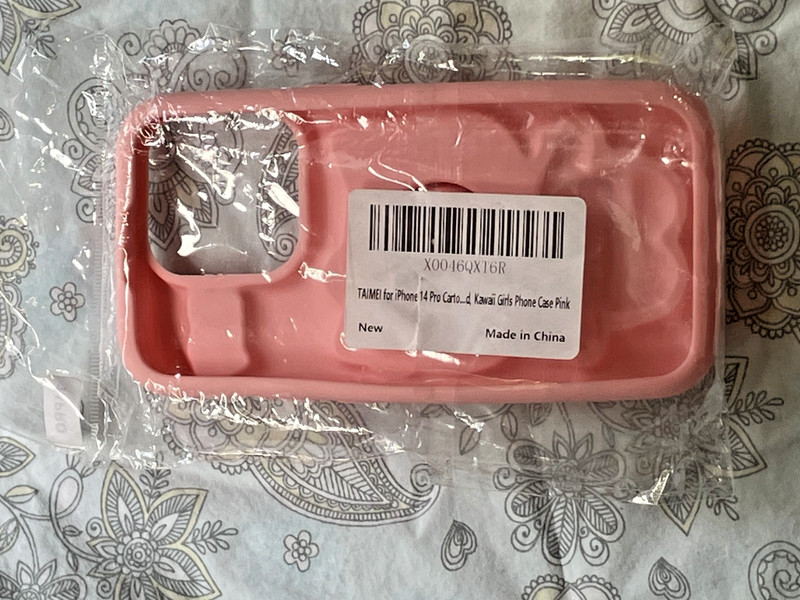 Sanrio HELLO KITTY iPhone 14 Pro Case 3-D Silicone Pink Kawaii UNUSED US SELLER gallery