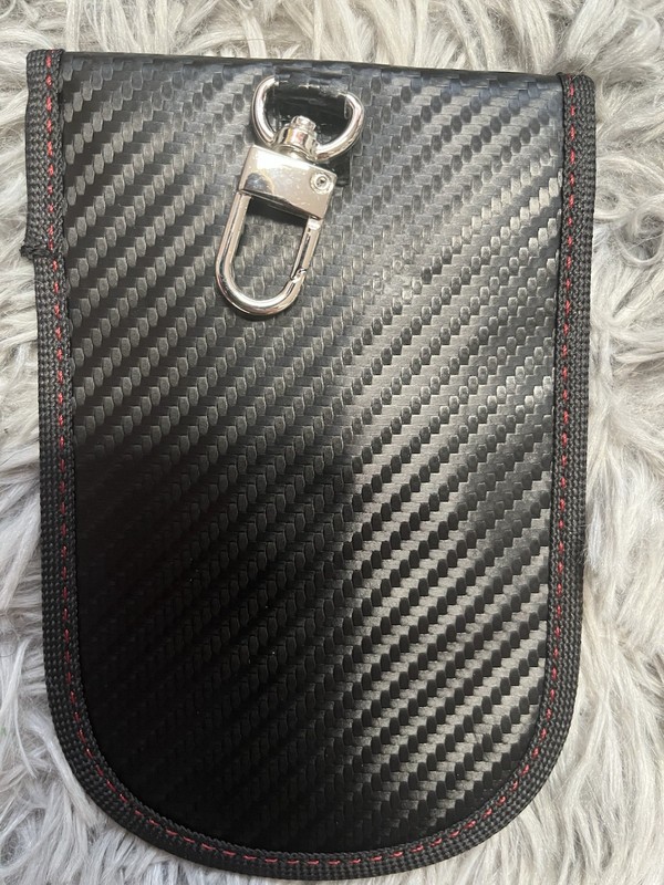 Car Key Signal Blocker Case Faraday Cage Fob Pouch Keyless RFID Blocking Bag gallery