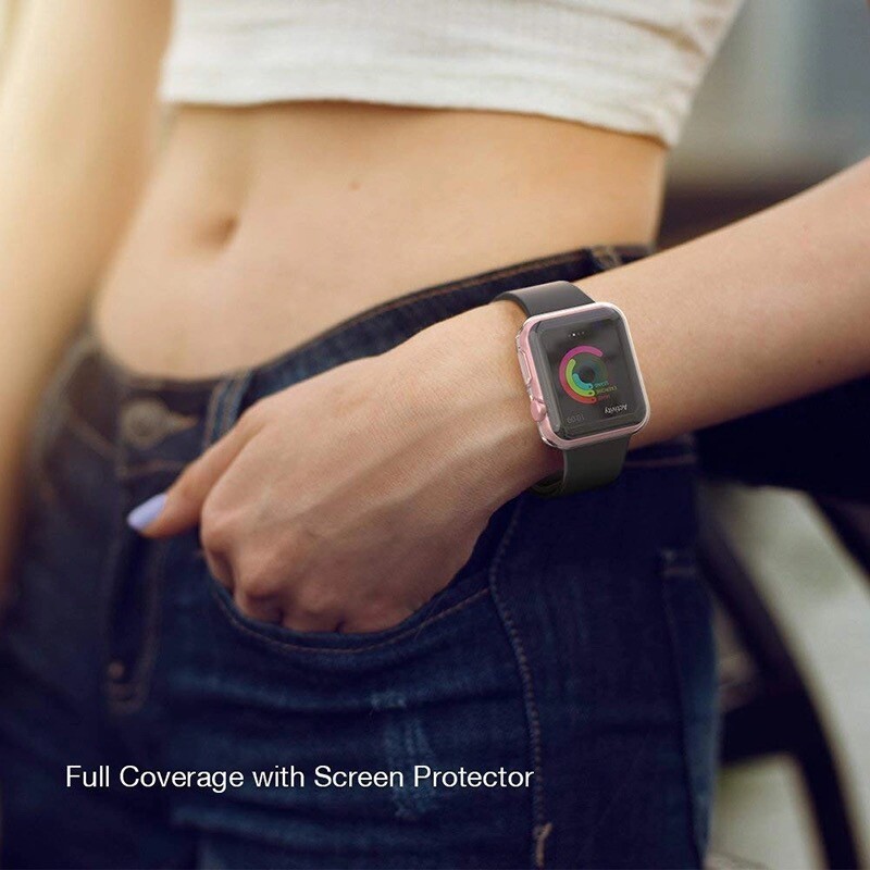 Screen Protector Cover TPU Case Apple Watch Series SE 6 5 4 3 38/40/42/44mm gallery