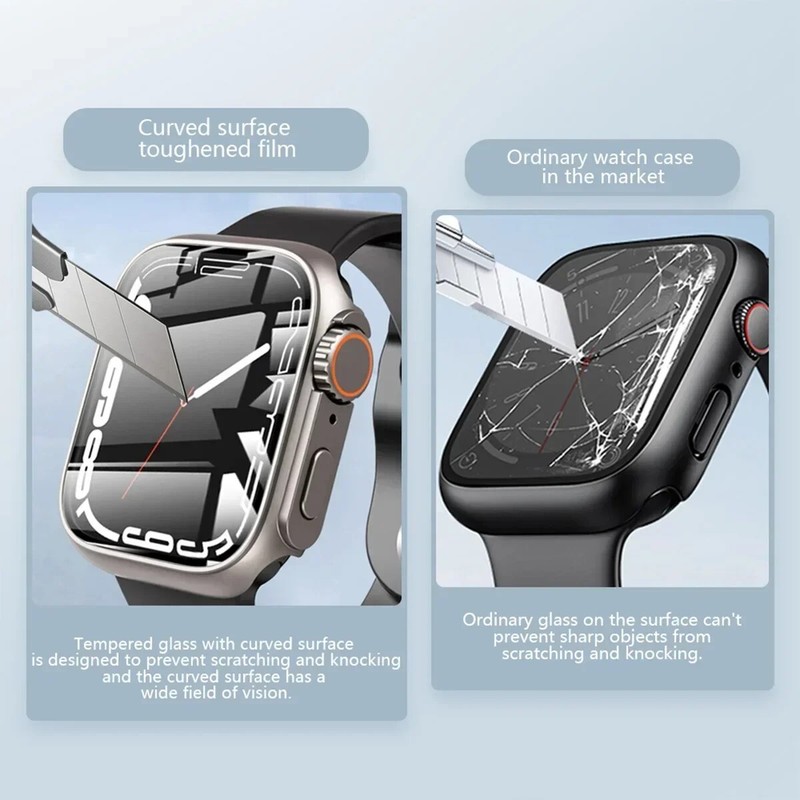 Full Cover Case Screen Protector For Apple Watch Series 10 9 8 7 6 5 SE 45/46mm gallery