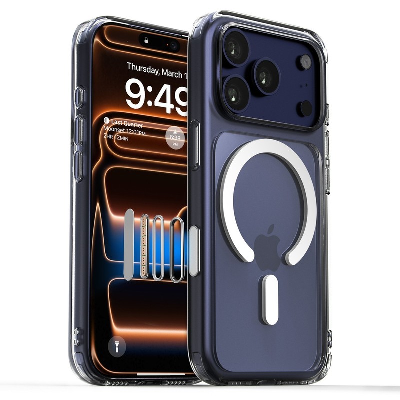 For iPhone 17 Pro Case VRS Design Clear Magsafe Phone Cover Strong Magnetic