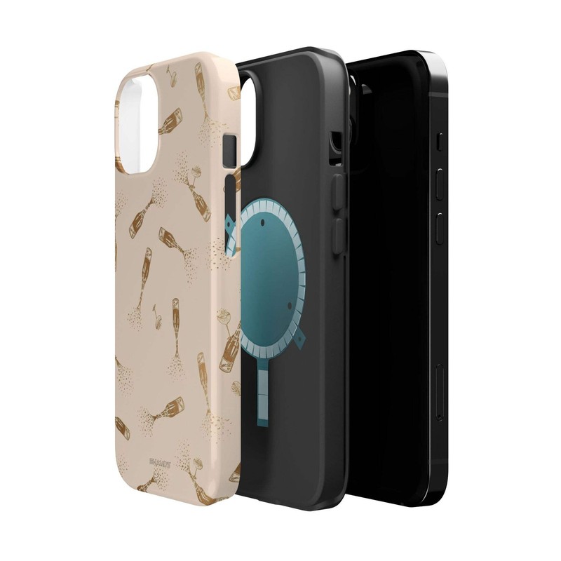 Champagne Bubbles Impact-Resistant Phone Case | MagSafe gallery