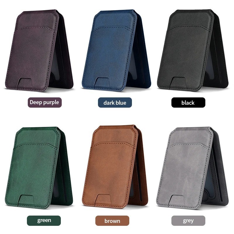 Magnetic Wallet, Compatible with MagSafe Wallet for iPhone, Mag-Safe Black gallery