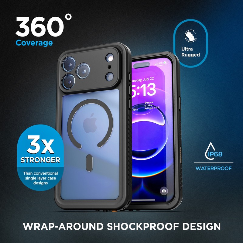 For iPhone 17 Pro Max Titan Waterproof Case gallery