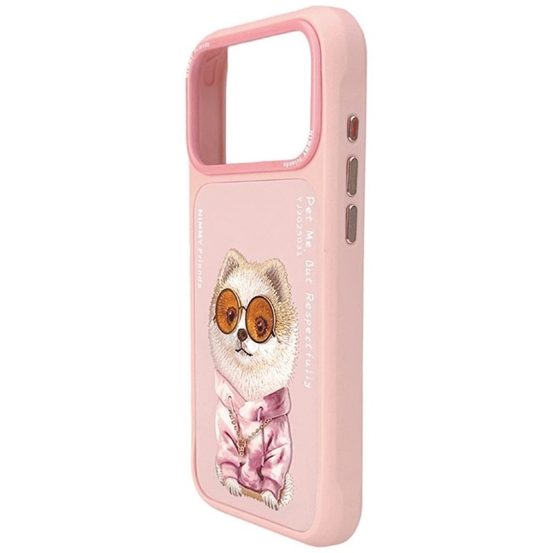 Nimmy Glass Cool Dog Case with MagSafe for iPhone 17 Pro 6.3" Pink gallery