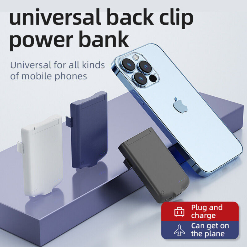 External Portable Battery Charger Case Power Bank For iPhone Android Rear Cover gallery