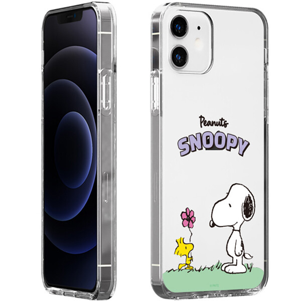 Snoopy Picnic Clear Jelly Case for iPhone 15 14 Pro Pro Max Plus Korea made