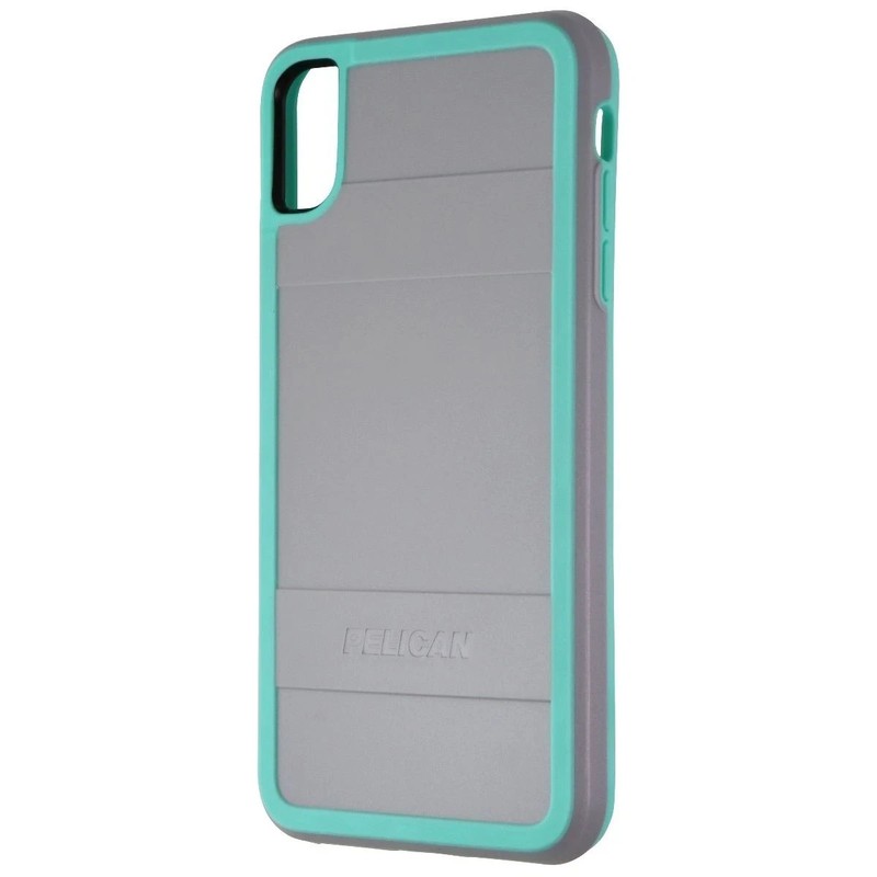 Pelican Protector Series Dual Layer Case for Apple iPhone Xs Max – Grey / Aqua