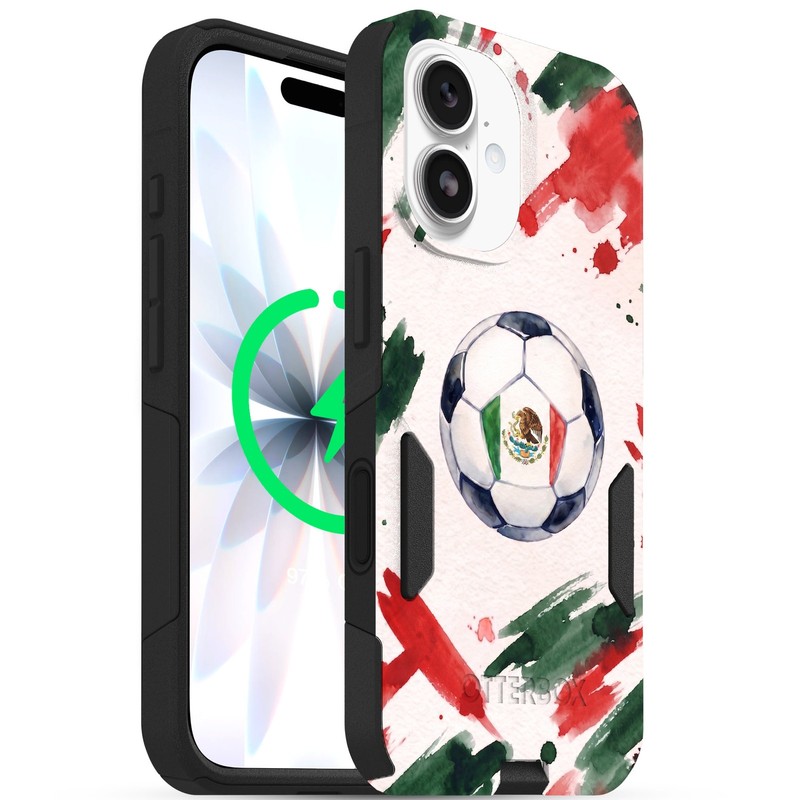 OtterBox Mexico Soccer Phone Case, iPhone 17 – Commuter Magsafe Series