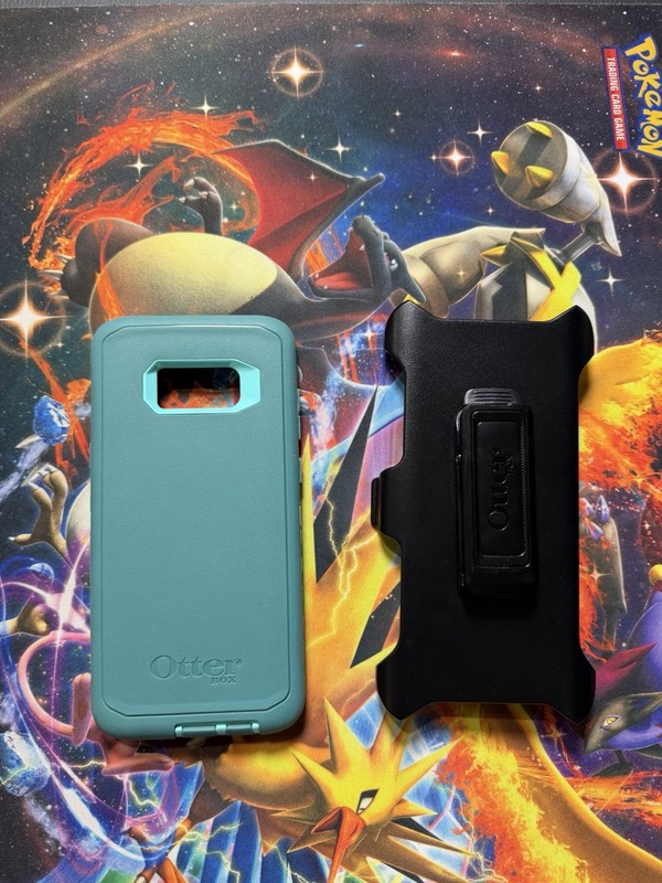 SAMSUNG GALAXY S8+ OtterBox Defender Series Case Teal Green With Clip Free Ship
