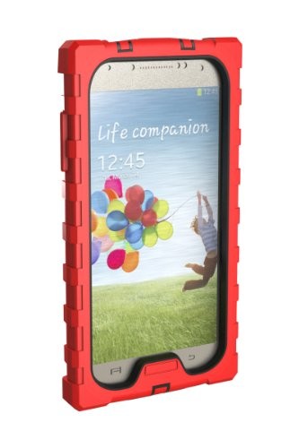 Candy Cases ShockDrop Series Ruggedized Case for Samsung Galaxy S4 (Red & Black)