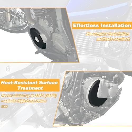 Engine Case Guards with RTV Adhesive Fit for DR650 1996-2025 Clutch and gallery