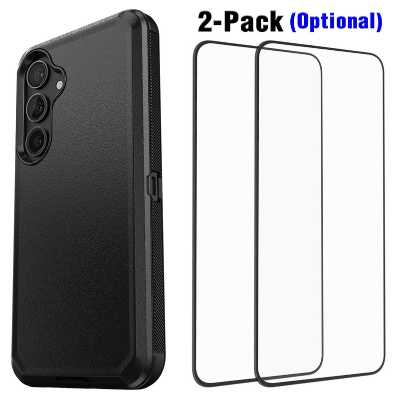 For Samsung Galaxy S25 FE Case Shockproof Heavy Duty Hard Cover/Screen Protector