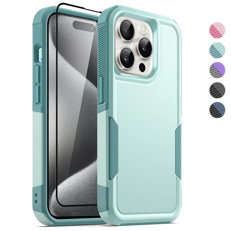 For iPhone 17 Pro Max / Air / 17 Case Shockproof Phone Cover + Screen Protector gallery