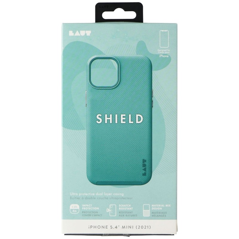 LAUT Shield Series Dual Layer Case for Apple iPhone 13 mini – Mint