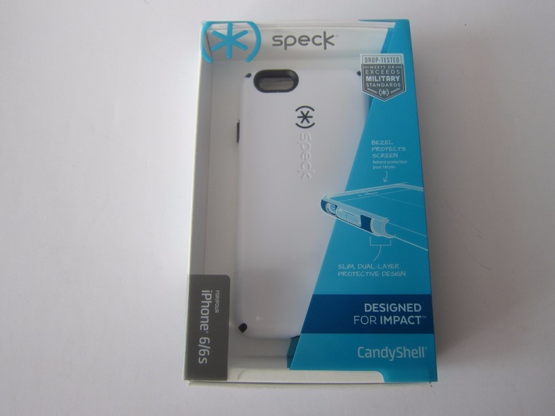 Speck Products Candyshell Case for iPhone 6/6S, White/Charcoal Grey New