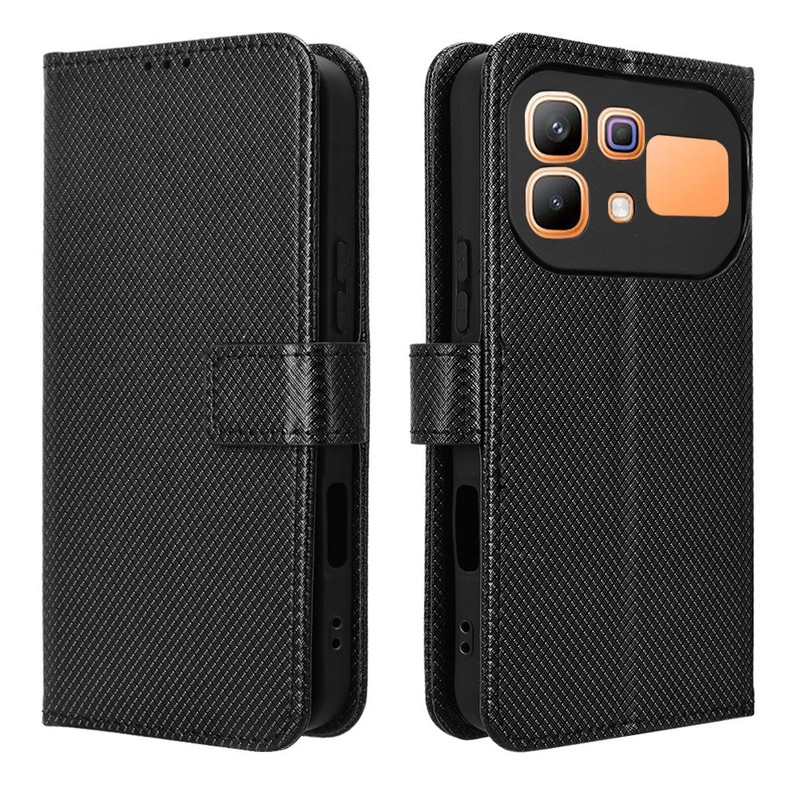 For Infinix Note 60 5G, Luxury Flip Leather Anti-slip Cover Wallet Stand Case