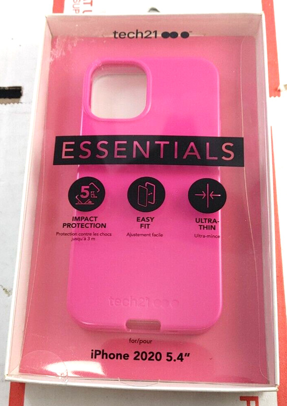 Tech21 Essentials for Apple iPhone 2020 5.4″ Phone Case Pink