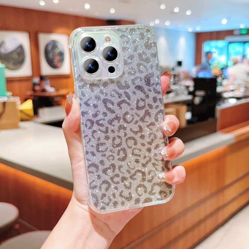 New Shockproof Leopard Print Phone Case For iPhone 16 Pro Max 15 14 13 12 11 X 7